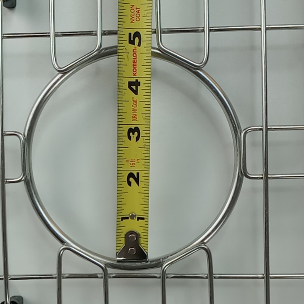 Stainless Steel Heavy Duty Dishwasher Safe Footed Sink Grids/Protectors Set Of 2 - Picture 6 of 13